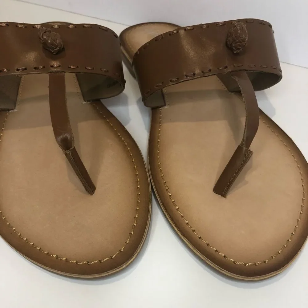 J. Jill brown and tan sandals size 10 - Picture 4 of 8
